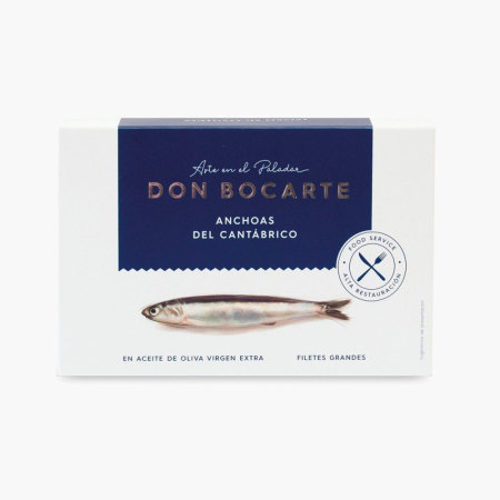 Anchoas Don Bocarte - Caja 12 uds (Alta Selección 120g-8F) 