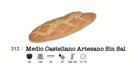 Medio Castellano Artesano Sin Sal