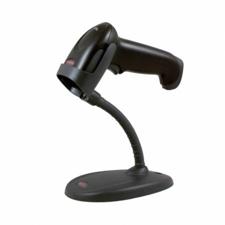 Lector de códigos de barras Honeywell Voyager 1250G, 1D, USB, soporte, negro