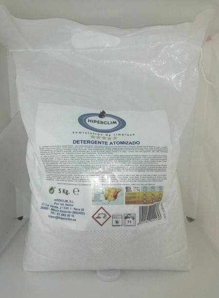 Detergente lavadora atomizado 5 kg