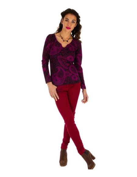 Camiseta Morada - TS5320B