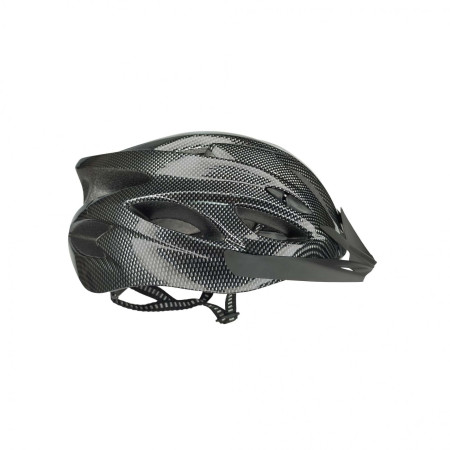 Casco Negro ajustable con Luz de Seguridad y Visera desmontable