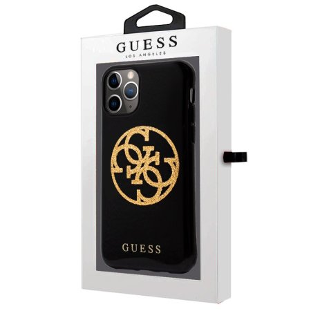 Carcasa COOL para iPhone 11 Pro Licencia Guess Negro Logo