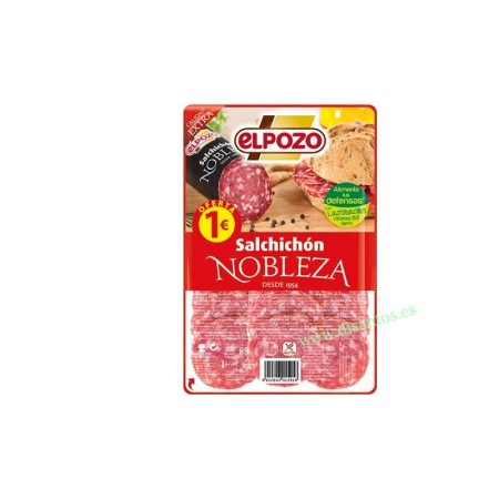 SALCHICHON ALL NATURAL 80 GR EL POZO