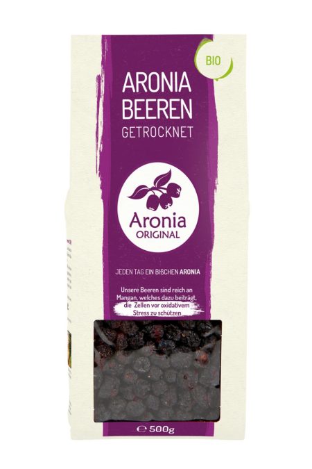 Bayas secas BIO de Aronia 500g