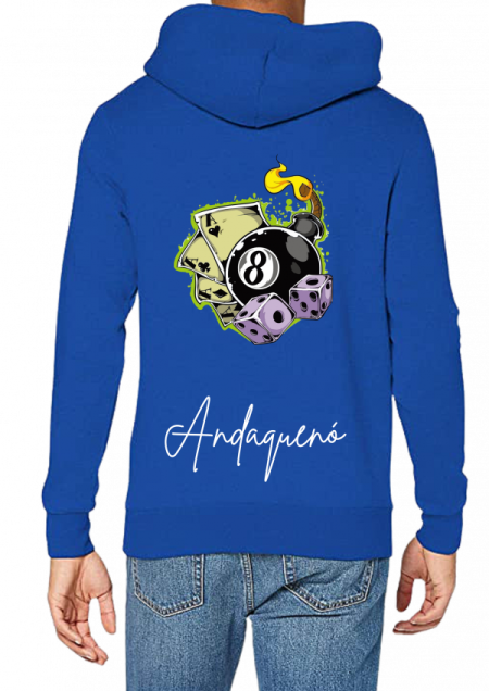 Hoodie Azul Unisex ANDAQUENO - Ref: 13782