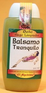 BAÑO BALSAMO TRANQUILO ( riego limpiador, despojo)