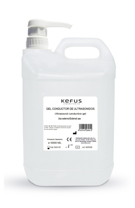 Gel Conductor de Ultrasonidos Garrafa Rigida Kefus (5000 ml)