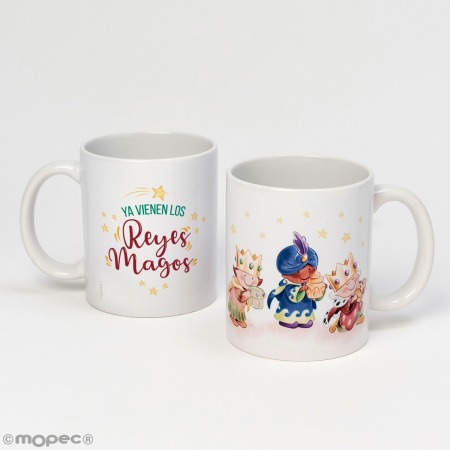 Taza cerámica Reyes Magos Pit&Pita  en caja regalo