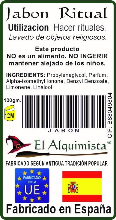 JABON URIEL con hierbas y aceites hecho a mano 100g.