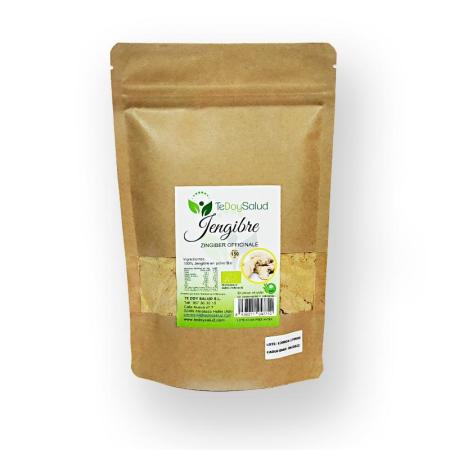 Jengibre Bio En Polvo Crudo 150 Gr. Tedoysalud