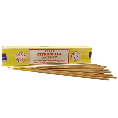 12 Incienso Satya 15gr - Citronela