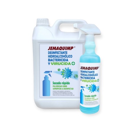 JEMAQUIMP - Desinfectante Hidroalcohólico Bactericida y Virucida