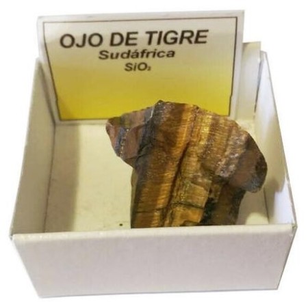 PIEDRA en bruto, natural  OJO DE TIGRE