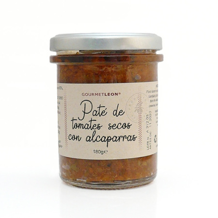 Paté de tomates secos con alcaparras 180 gr.