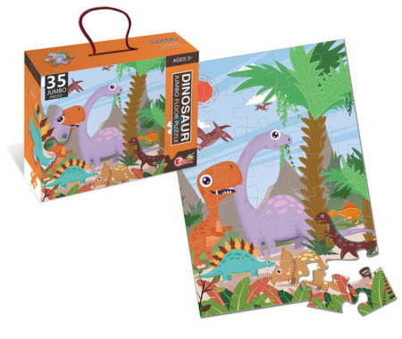 Puzzle jumbo Mundo Dinosaurio 35 pcs