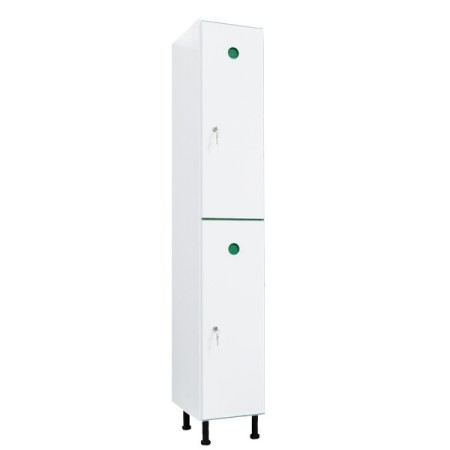 Taquillas PVC 2 puertas 1 columna