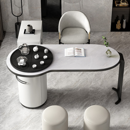 Conjunto de Mesa y Sillas de Té Chino Estilo Moderno