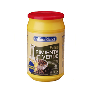 Salsa Pimienta Verde Polvo 4 L G. Blanca