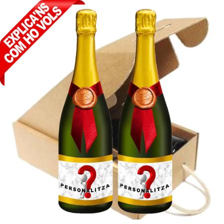 Cava Brut Reserva Personalizable - Estuche de 2 Botellas