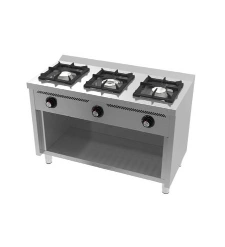 Cocina a Gas 3 Fuegos 1200x600