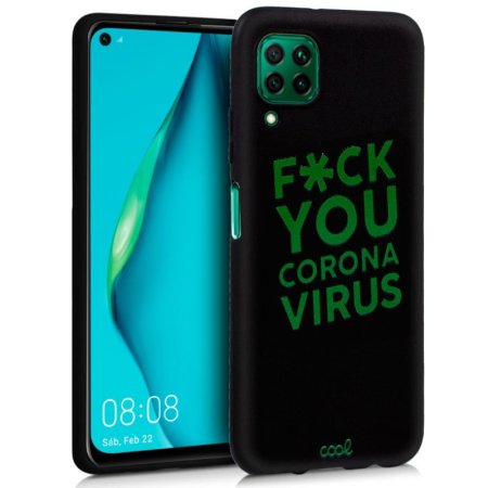 Carcasa COOL para Huawei P40 Lite Dibujos Fuck Coronavirus