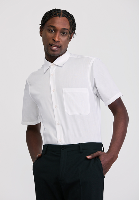 Camisa Hombre M/C Popelín