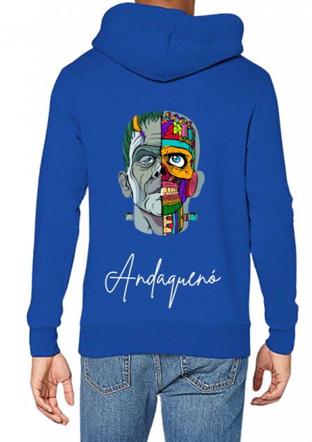 Hoodie Azul Unisex ANDAQUENO - Ref: 13754