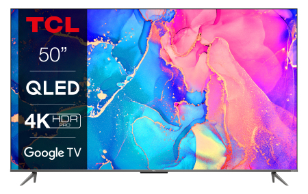 Tv tcl 50pulgadas qled 4k uhd - 50c631 - smart tv - hdr - dolby audio - hdmi - usb