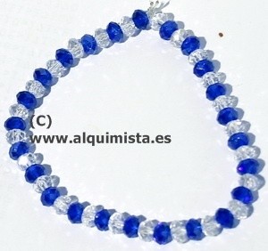 PULSERA YEMANJA CON CUENTAS SVAROSKY