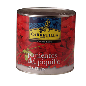 Pimiento Piquillo Tiras 3 Kg Carretilla