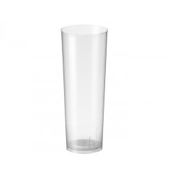 Vaso Tubo Transparente (Paquete de 10 uds.)