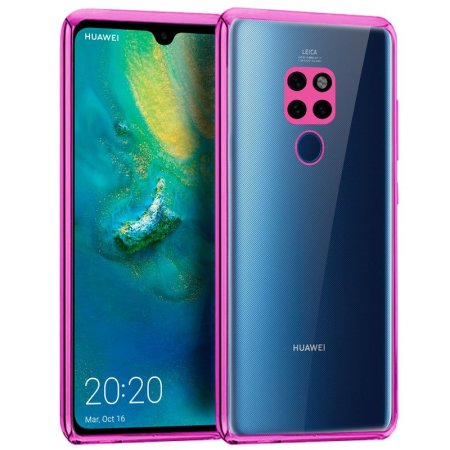 Carcasa COOL para Huawei Mate 20 Borde Metalizado (Rosa)