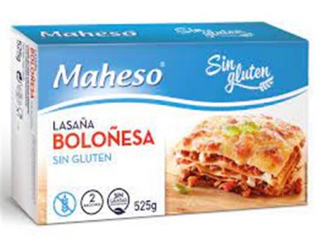 Lasaña S/Gluten 10X525G   Mahes