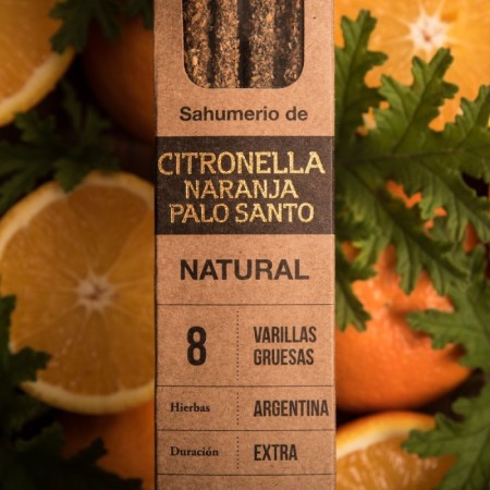 Pack 2 Incienso natural - Citronela Naranja Palo Santo - Sagrada Madre