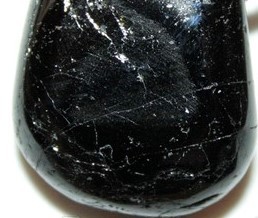 PIEDRA rodada, TURMALINA negra Pulida