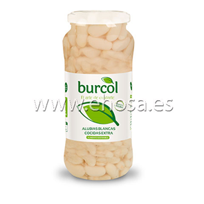 Alubia Blanca Cocida Frasco Burcol