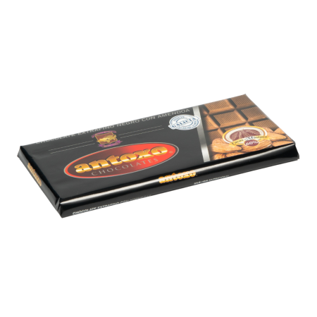 Chocolate de Merienda Puro con Almendra 60% 150g