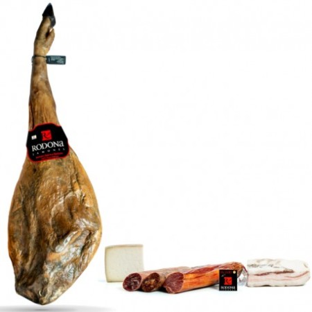 Lote Jamón de bellota 100% Ibérico y embutidos Sierra Nevada