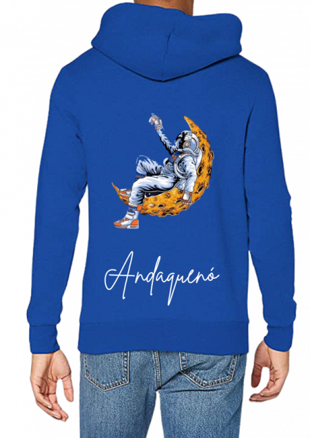 Hoodie Azul Unisex ANDAQUENO - Ref: 13733