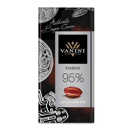 Tableta de Chocolate negro puro 95% Vanini 90 gr.