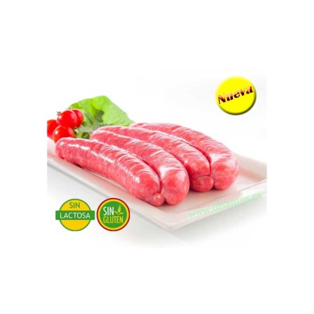 Longaniza fresca blanca ave sin gluten B. 500 gr