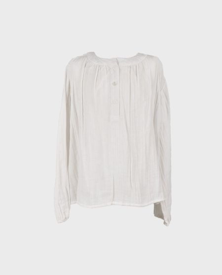 Blusa niña bambula crudo