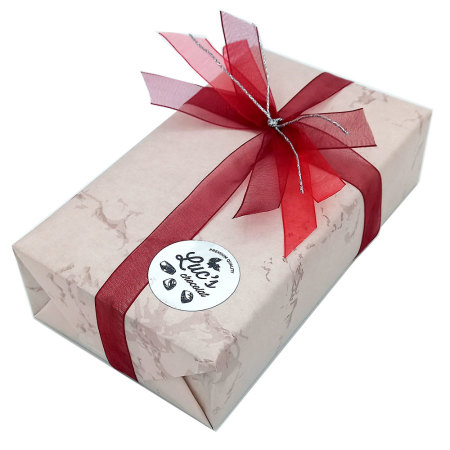 Bombones pralinés surtidos MARBLE ROSA 250 gr | Caja Regalo