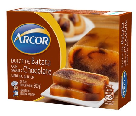 Dulce de Batata con chocolate Arcor 500g