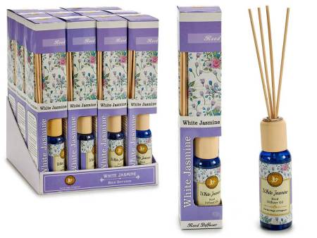 DISPLAY 12 AMBIENTADORES MIKADOS 50ML CON VARILLAS JAZMIN