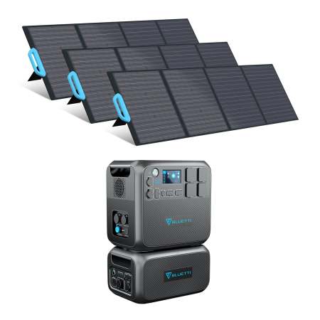 BLUETTI AC200Max + B230 + 3/PV120 Generador solar kit