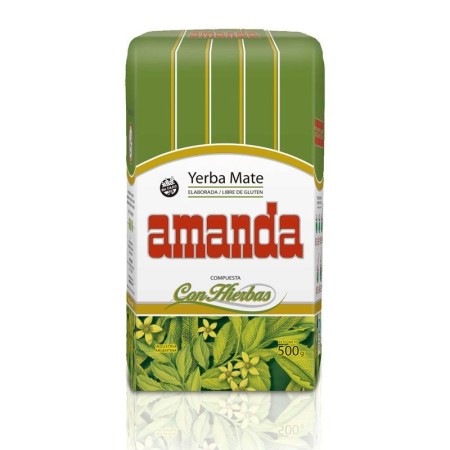 Yerba Mate Amanda Compuesta con hierbas  500gr