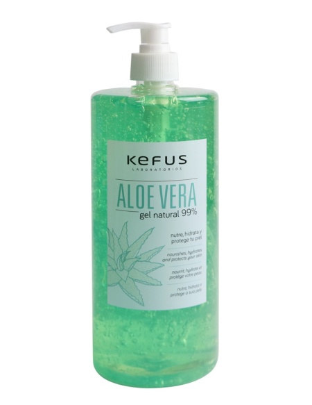 Gel de Aloe Vera Natural verde Kefus (1000 ml)