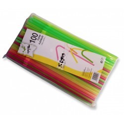 Cañita Flexible PLA Colores 5x230mm (Paquete de 1.000 uds.)